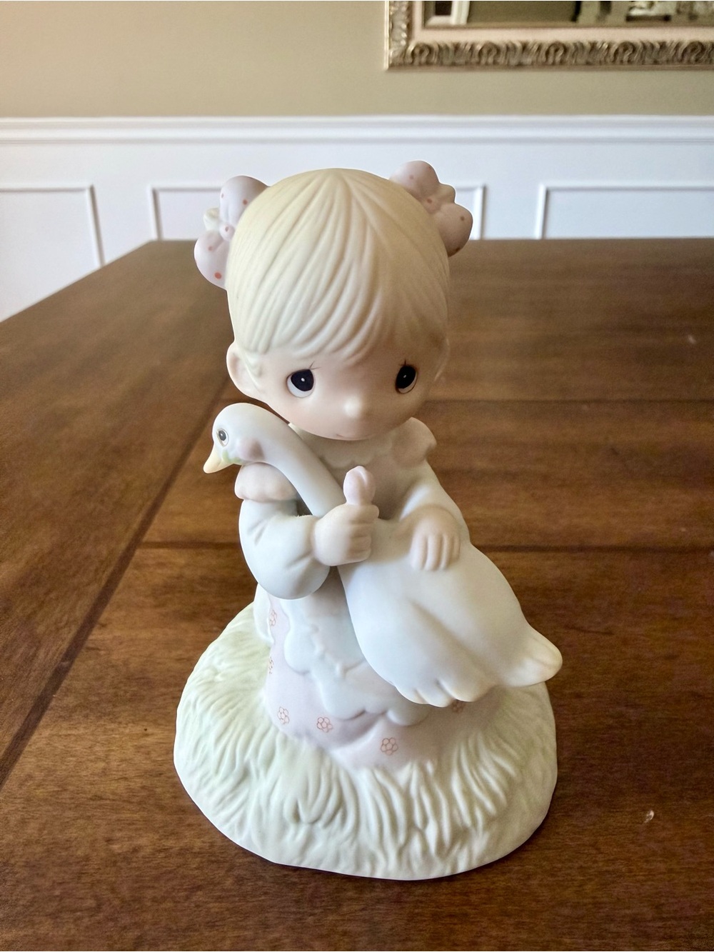 God Is Love:  Precious Moments Porcelain Figurine #E-5213, 1980